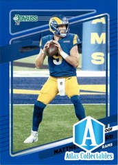 2021 Donruss Blue Press Proof #139 Matthew Stafford Rams Card